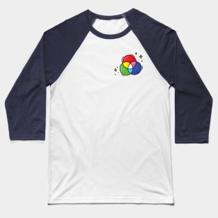 RGB circles Baseball T-Shirt